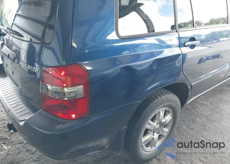 2005 Toyota Highlander V6 z USA, uszkodzony, nr VIN JTEEP21A850076623